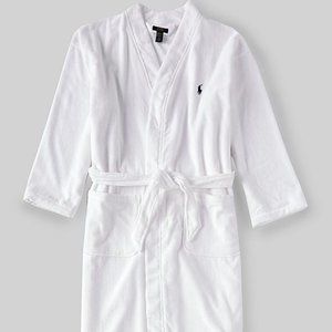 NWT POLO RALPH LAUREN MEN'S PLUSH VELOUR BATH ROBE